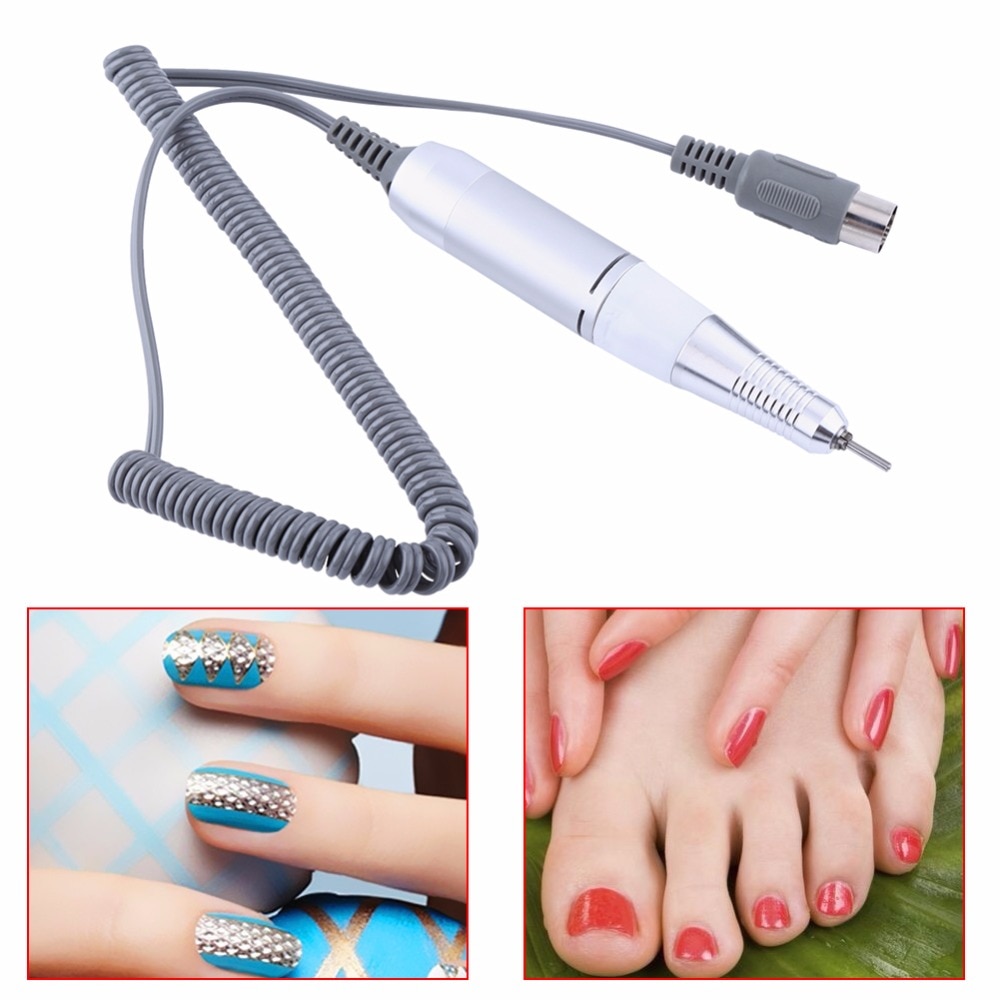 Pro elektrisk neglebor håndstykke manicure pedicure boremaskine udskiftning pen neglesliber til nail art boremaskine øre ren