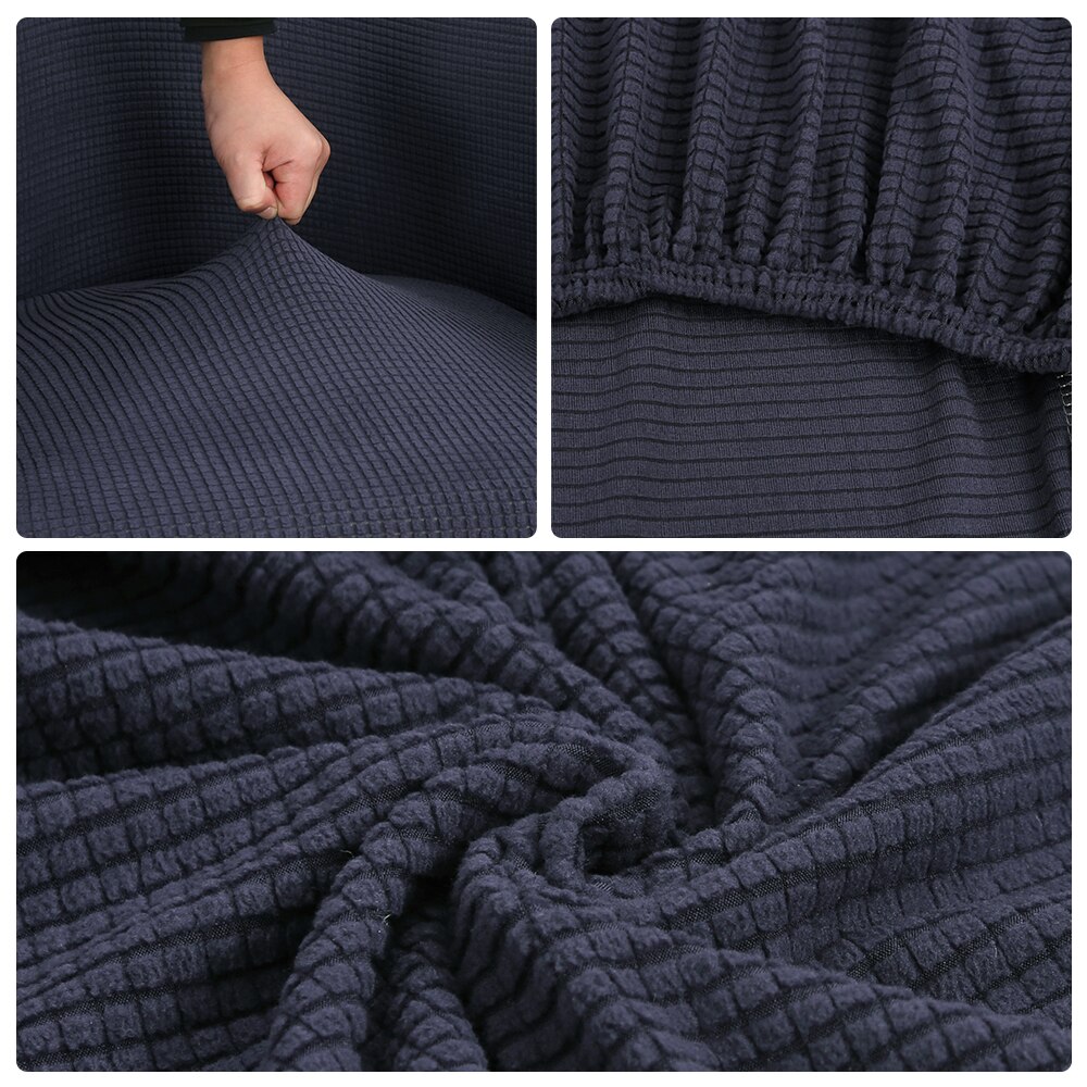 Effen hoekbankhoezen voor de woonkamer, elastische spandex hoezen, bankhoes, stretch bankhanddoek, moet gekocht worden