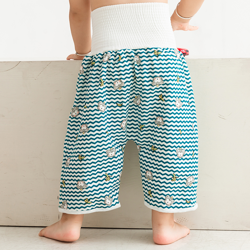 Baby Ausbildung Hosen 2 in 1 Babys freundlicher Windel Wasserdicht Wiederverwendbare Baumwolle Schlauch Röcke Leckage matt Abdeckung Schlafen Bett Kleidung