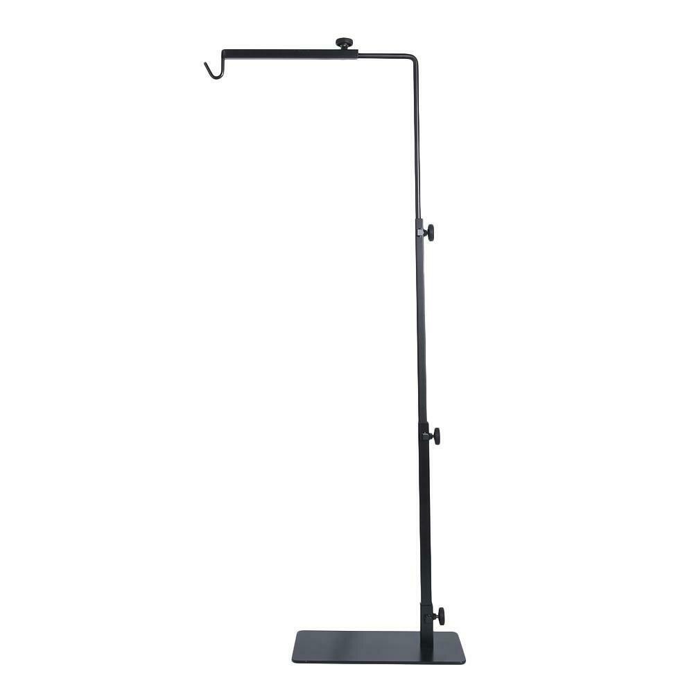Reptile Lamp Stand Heating Lamp Holder Adjustable Telescopic Metal Light Hanger Holder JW: Large light stand