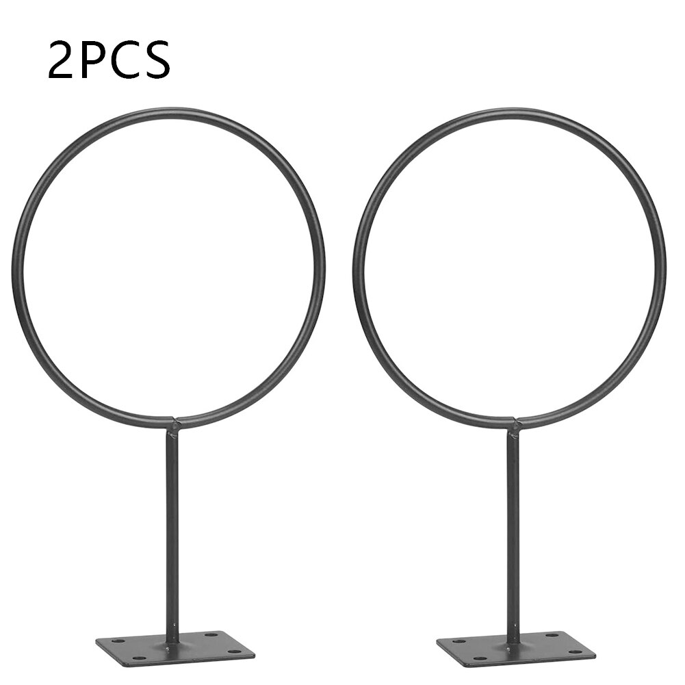 2pcs Wall-mounted Basketball Rack Iron Wall Mount Display Bracket Ball Holder for Soccer Football Volleyball Basketball Etc