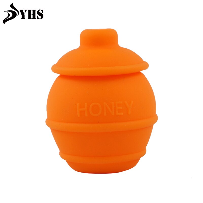 3pcs 35ml Nonstick Silicone Wax Containers Silicone Storage Container bottle jar dad For Wax Oil: orange