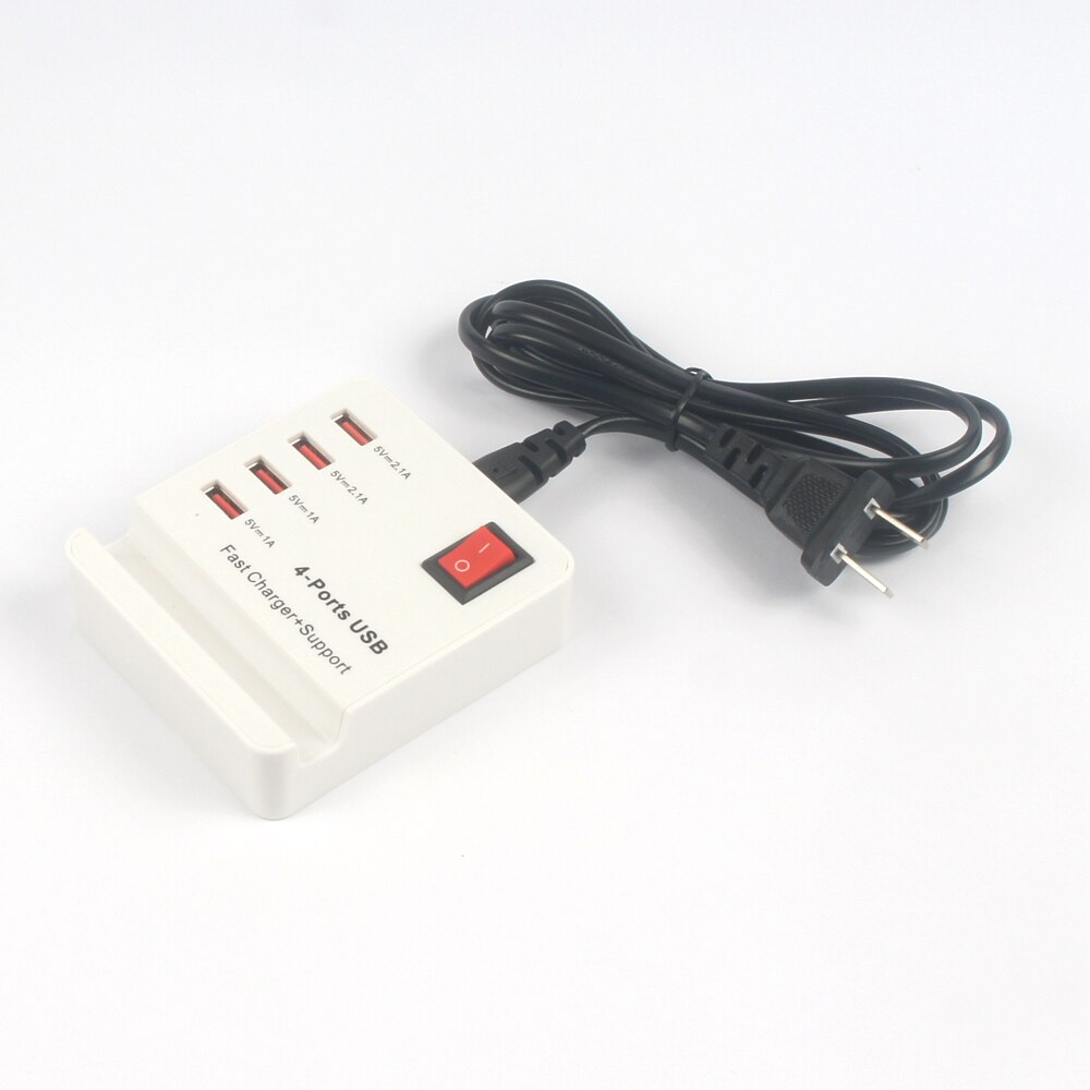 4-Port Devices USB Fast Charging Dock Station 2.1A Smart Charger Stand usb chanrger