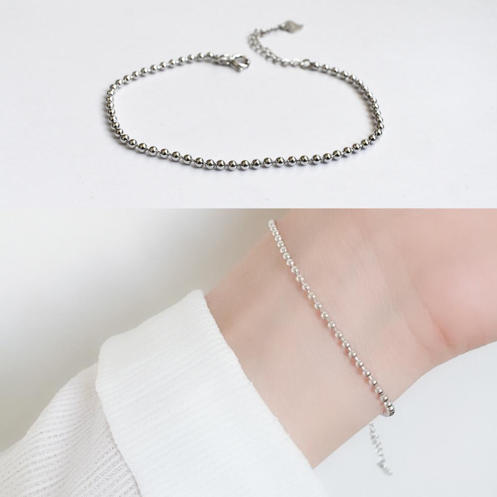 La Monada Fijn Zilver 925 Sieraden Armband Vrouwelijke Vrouw Kralen Ketting Minimalistische Armbanden Voor Vrouwen Zilveren 925 Sterling