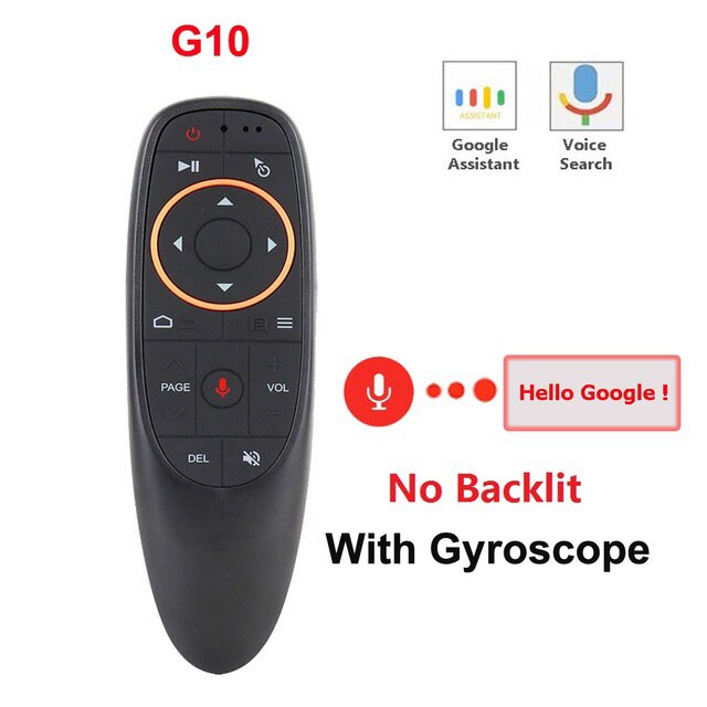 G10 Air Voice Control Maus Mit Usb-empfänger 2,4G Gyro Sensing Mini Wireless Smart Remote Für Android TV BOX HK1 X96 Mini: G10