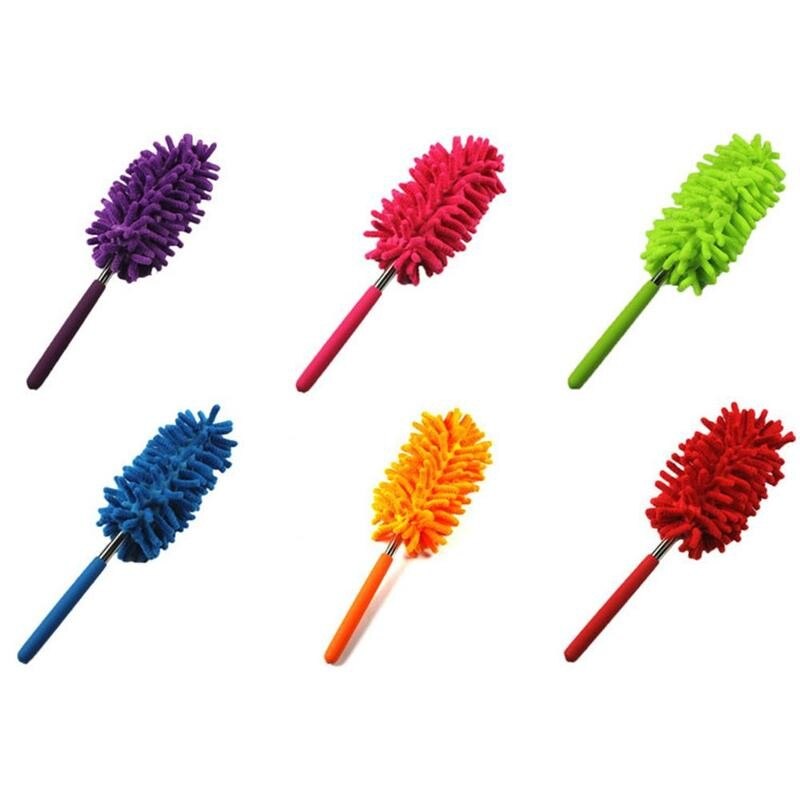 Telescopic Dust Removal Dusters Collectors From Furniture Microfiber Extendable Home Cleaning Brush Handle Dust Removal Dusters