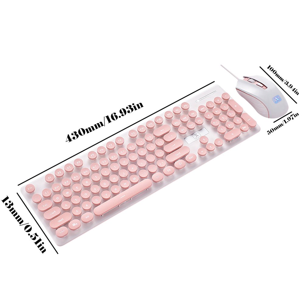 Wireless Mouse Keyboard Set Punk Mechanical Feel Keyboard And Mouse Set Office Business Keyboard Wireless Mouse