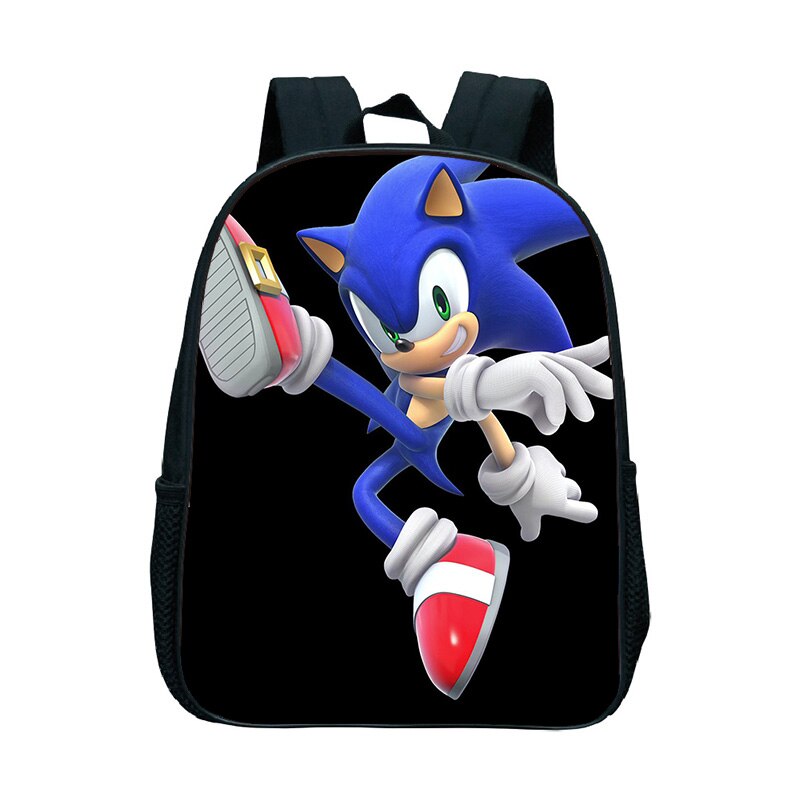 New Mochila Sonic Zaino Delle Ragazze Dei Ragazzi Borse Da Scuola Borse Libro di Scuola Materna Quotidiano Torna A scuola Regalo Per i bambini Del Fumetto Zaino: 16