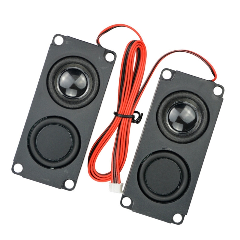 2 Stück Lautsprecher 5 Watt 8 Ohm Mini-Audio-Lautsprecher mit Einzellautsprecher-Membran, gute Klangqualität,