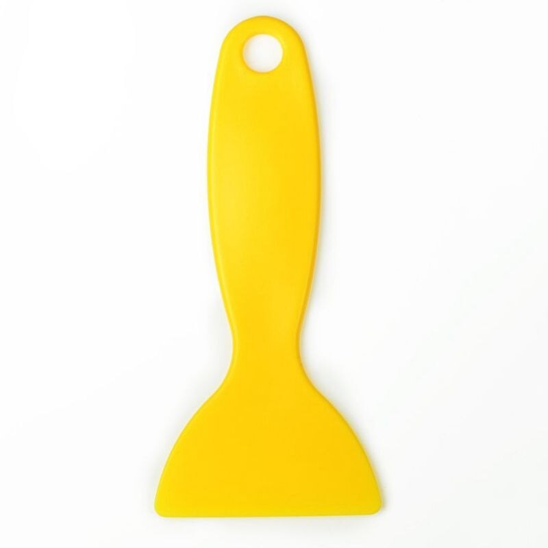 Envoltura de película de vinilo para coche, limpiador de láminas de plástico amarillo, removedor de burbujas de aire, pegatinas, herramientas de instalación, escurridor de estilismo automático: Default Title