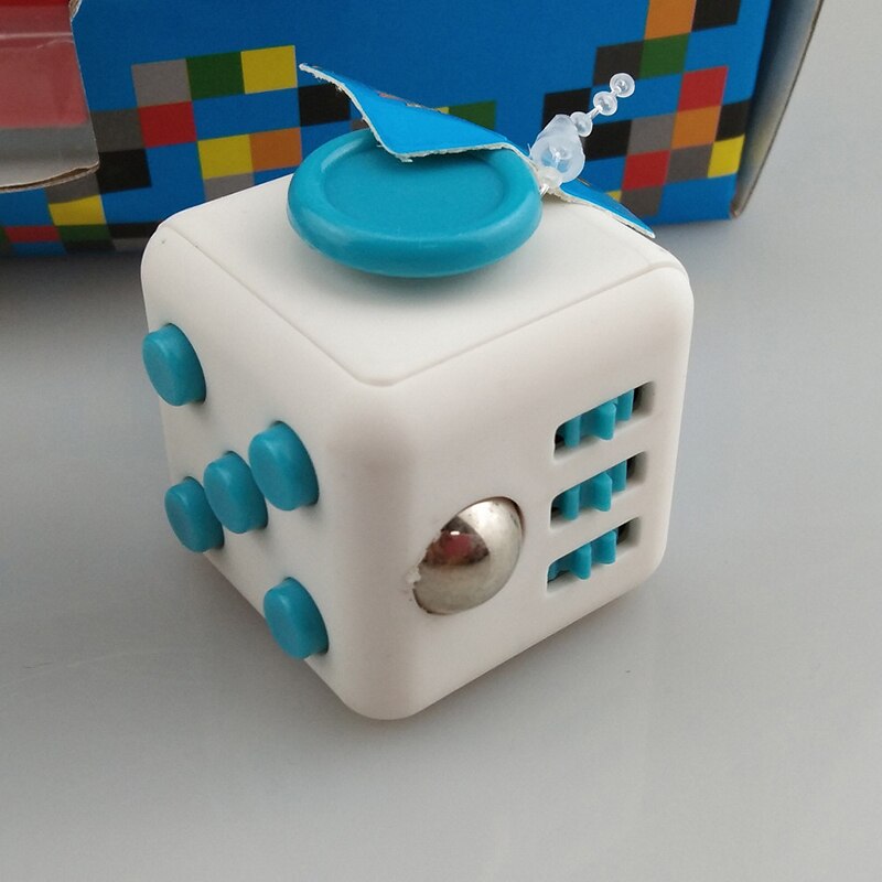 1 Pc Hand For Autism ADHD Anxiety Relief Focus Kids 6 Sides Magic Anti Stress Cube Spinner Toys Gaming Dobbelstenen Speelgoed: as picture3