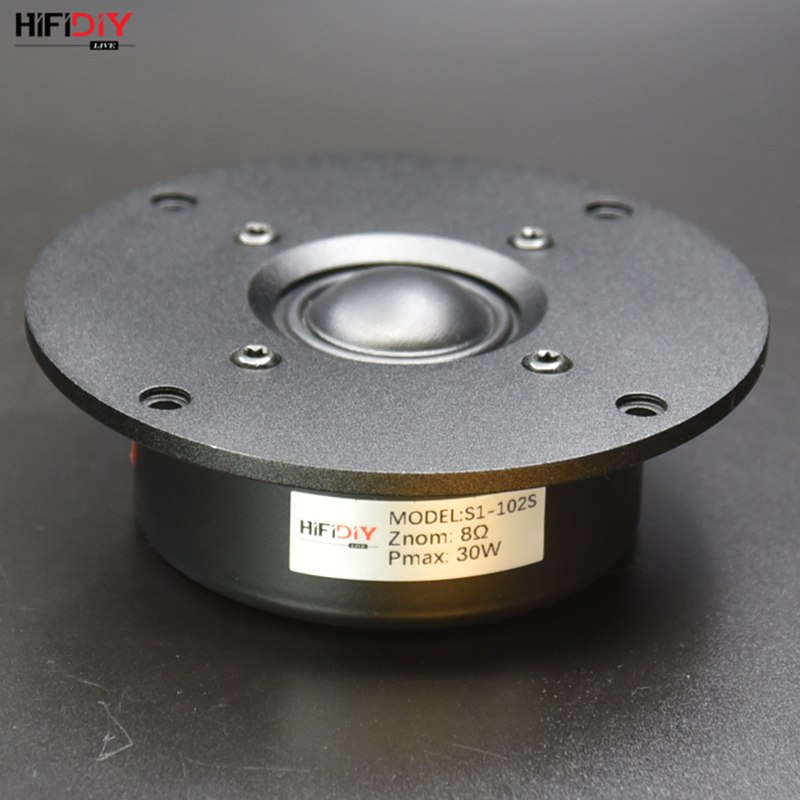 HIFIDIY LIVE hifi 4 zoll 4,5 Hochtöner Lautsprecher Einheit schwarz Seide membran 8OHM 30W Höhen Lautsprecher X1S 100 102 103 104 110 116mm