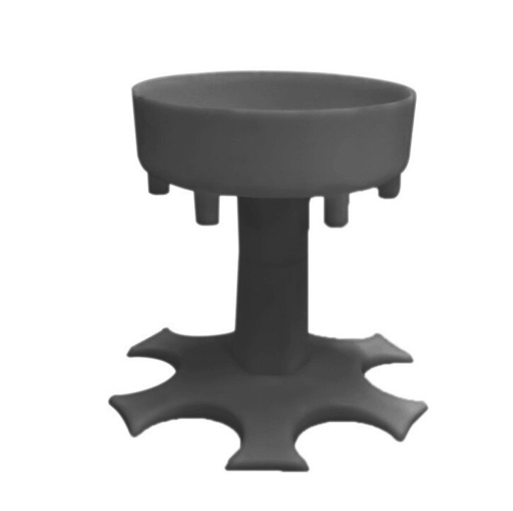 Dispenser For Filling Liquids Shots Dispenser Multiple 6 Shot Dispenser Bar Shot Dispense Dispenser with 6 Acrylic Cups: Wine dispenser Grey