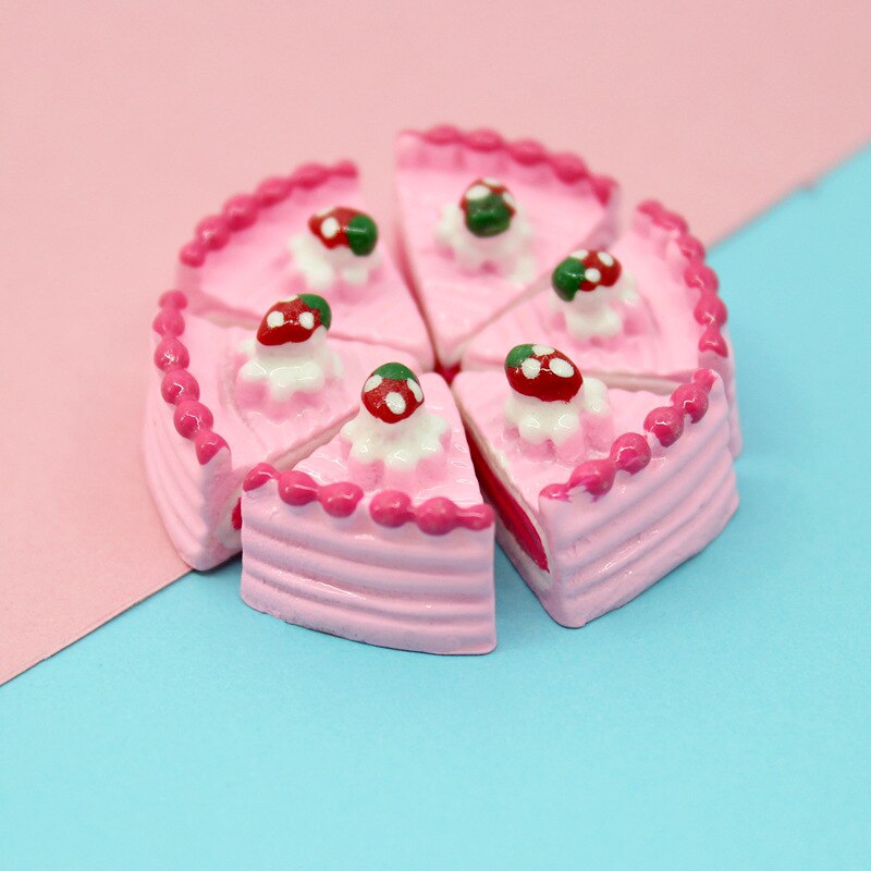 5 pcs mini cakes for bjd doll house decoration pretend play food toy for children furniture