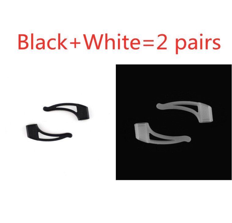 1 Paar Effen Kleur Siliconen Anti-Slip Brillen Houder Voor Kinderen Zonnebril Of Leesbril Oor Grip Haken 12 kleuren: A4
