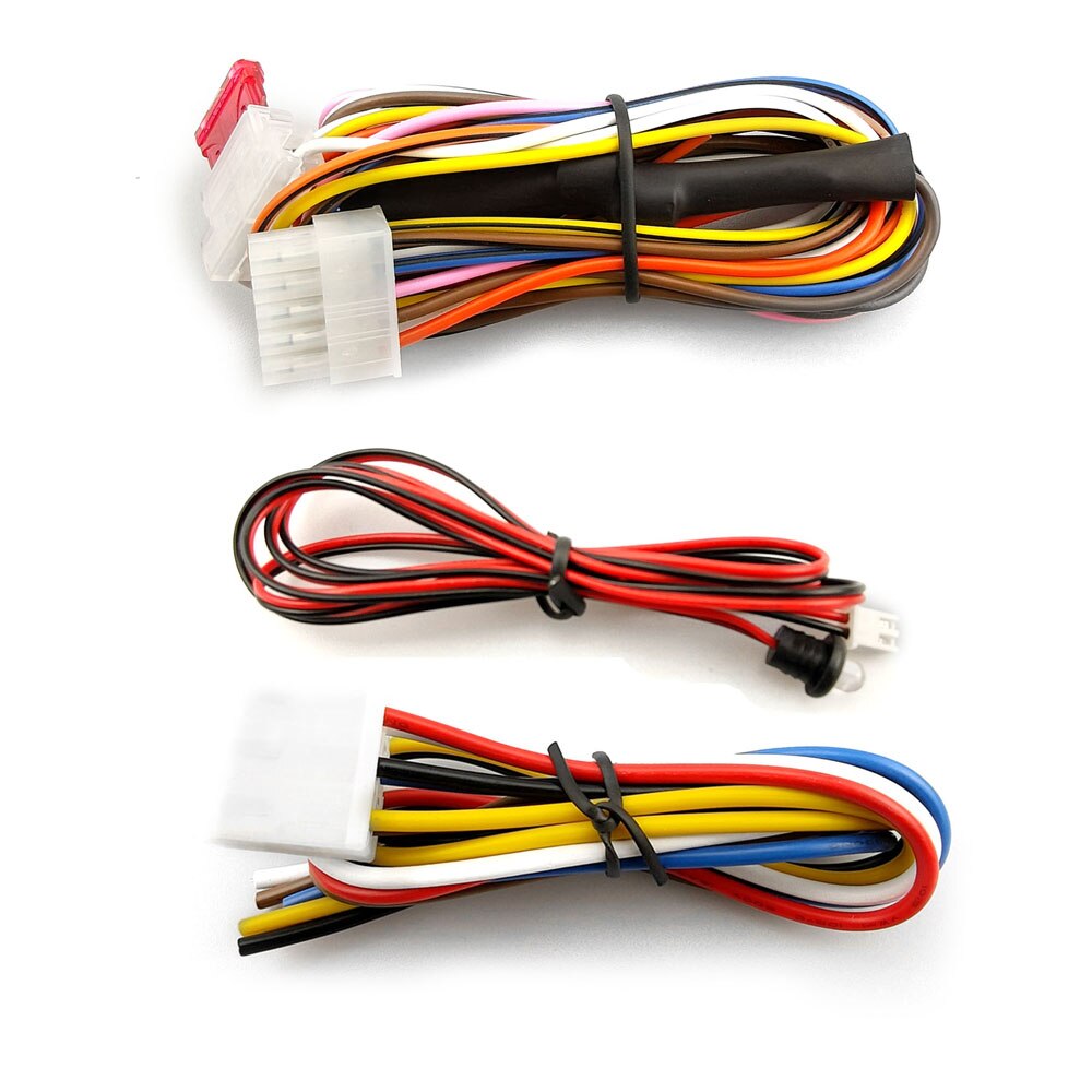 12.0V Remote Starter for Car Keyless Entry PKE Remote Engine Starters BT Phone Control Central Lock Kit with 1 Remote Controller