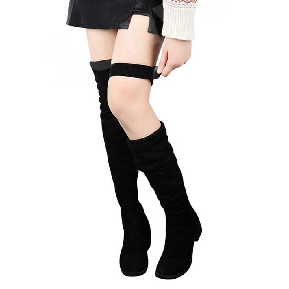 Sunvo Donne Lacci delle scarpe per Stivali Cinghia Della Cinghia in Possesso di Lacci Delle Scarpe di Avvio Sciolto Invisibile anti Caduta Elastico Regolabile Accessori per Scarpe