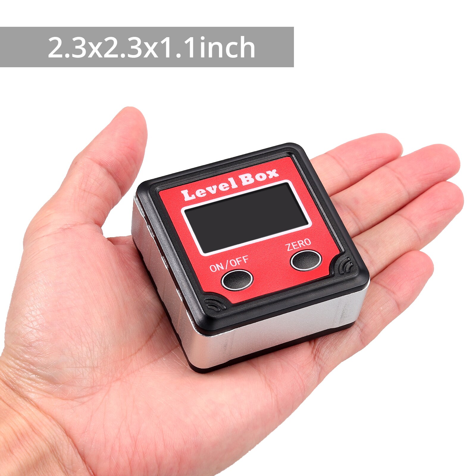 Magnetic Digital Level Box Protractor Level Gauge Bevel Box Inclinometer Angle Finder Kit with LCD Backlight Display Waterproof