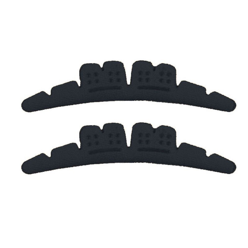 Plantillas adhesivas antideslizantes para sandalias, 2 uds., suaves, elegantes, de pie adhesivo: Black