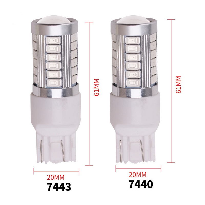 1 Uds PY21W P21/5W 1156 Ba15s 1157 Bay15d para bombillas LED de coche luz de señal de giro 12V 33SMD 7000K luces de estacionamiento inverso de freno blanco