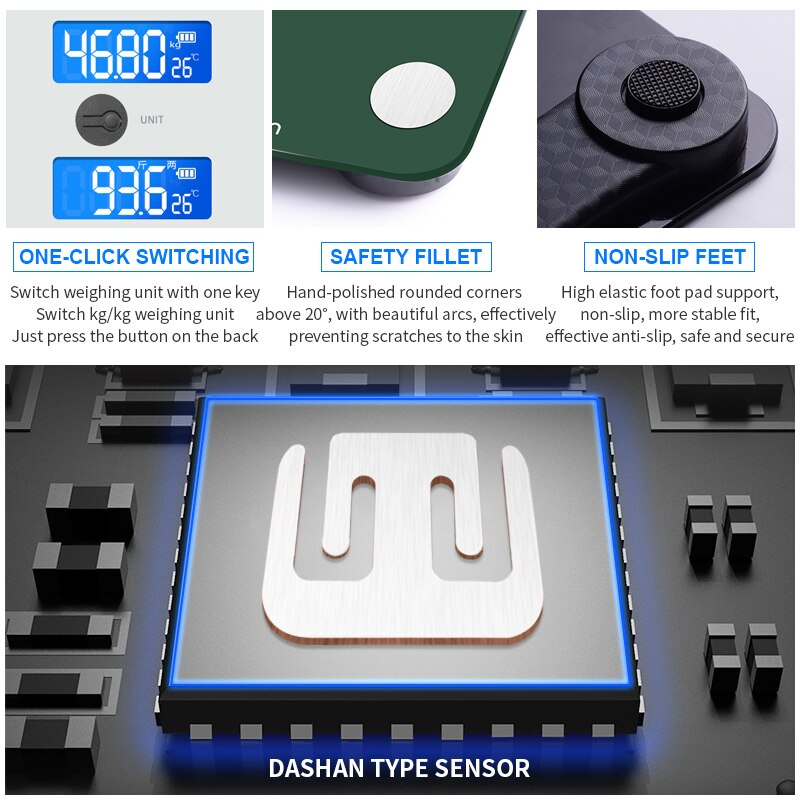 Balance de graisse corporelle Bluetooth, analyseur de Composition imc avec application pour Smartphone