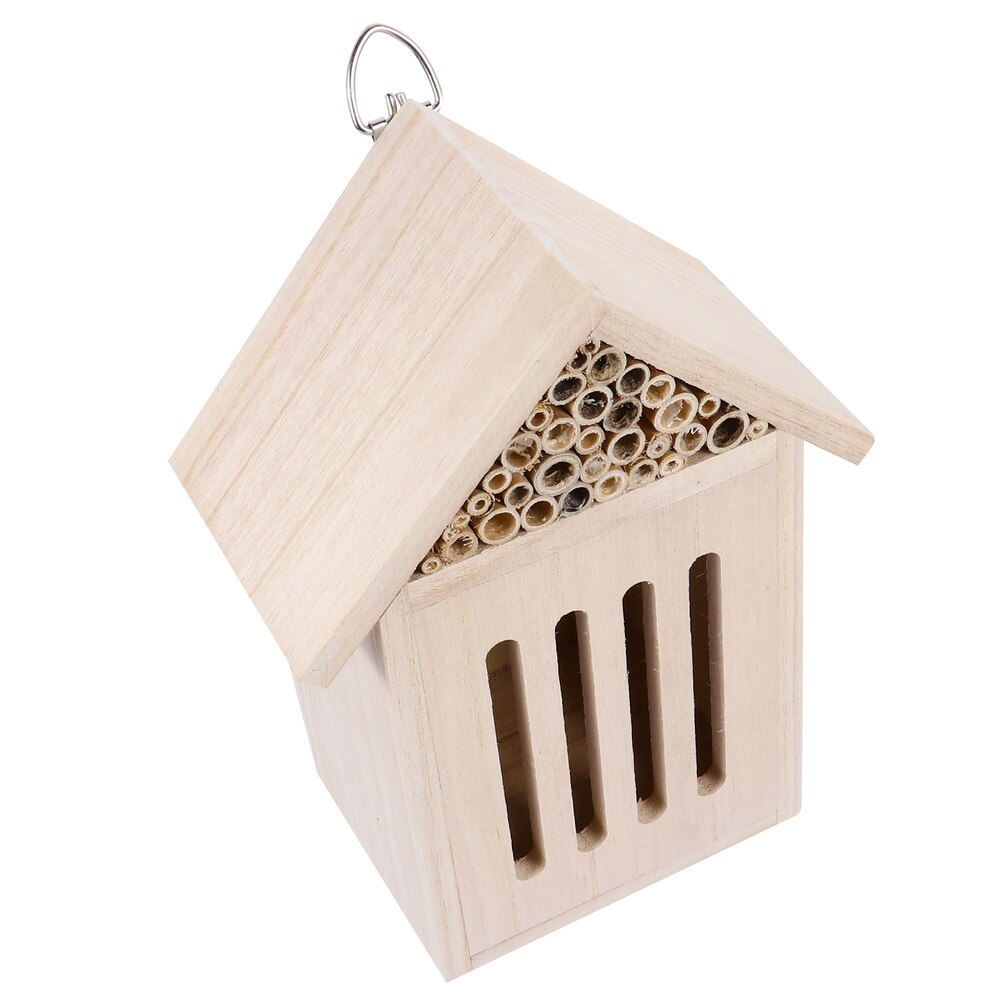 Bee Hive Wooden House Hanging Insect Hotels for La... – Grandado
