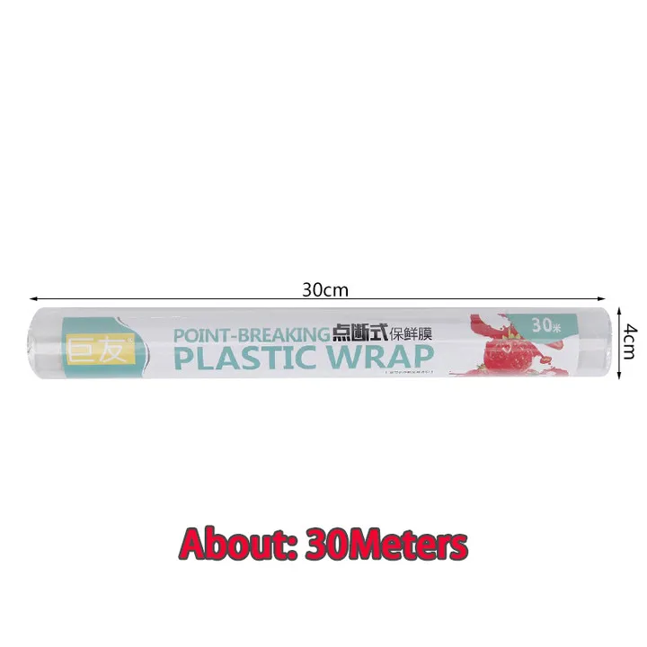 Coupe-film plastique multi-fonctionnel, pour usage domestique, sans déchirure, réfrigérateur, mur, cuisine, alimentaire, SPE: Gris clair