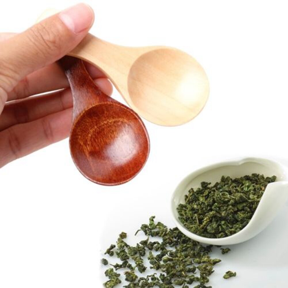 exquisit Leben Natürliche Holz Kleine Löffel Scoop Tee Honig Kaffee Würze Salz Zucker Löffel Baby Fütterung Geschirr Glatte