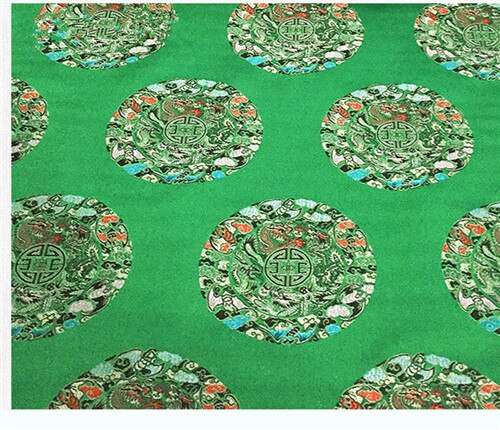 1 Yard chinois traditionnel soie brocart tissu Cheongsam vêtements Costume robe soie tache tissu