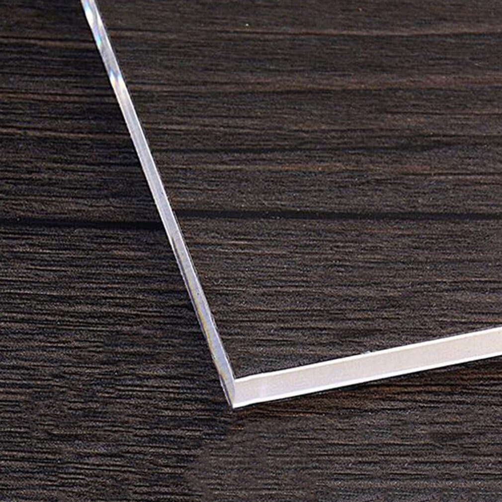 Lätt genomskinlig akryl stämpel block rektangulär form diy scrapbooking färg process stämpel block verktyg