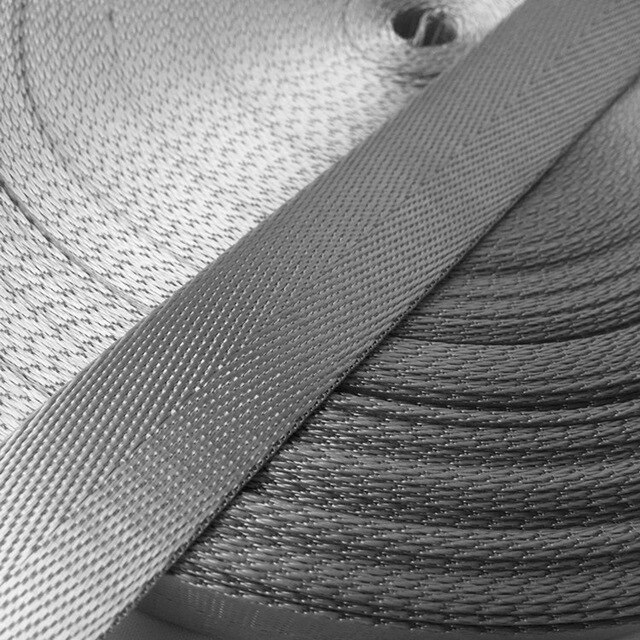 45 Meters 1"(25mm) Strap Nylon Webbing Herringbone Pattern Knapsack Strapping Sewing Bag Belt Accessories For DIY: Grey
