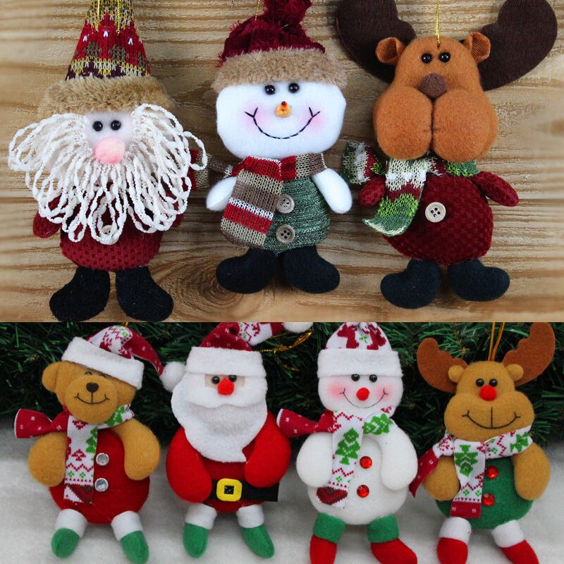 Kerstman Sneeuwpop Kerstboom Ornament Hanger Xmas Leuke Boom Toppers