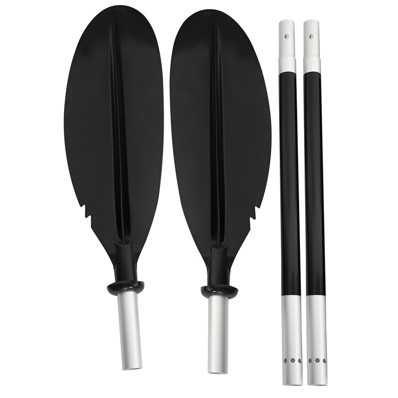 Detachable Boat Oars Aluminum Alloy Afloat Oars Fitting Boat Rafting Paddle for Kayak Rafting Canoe