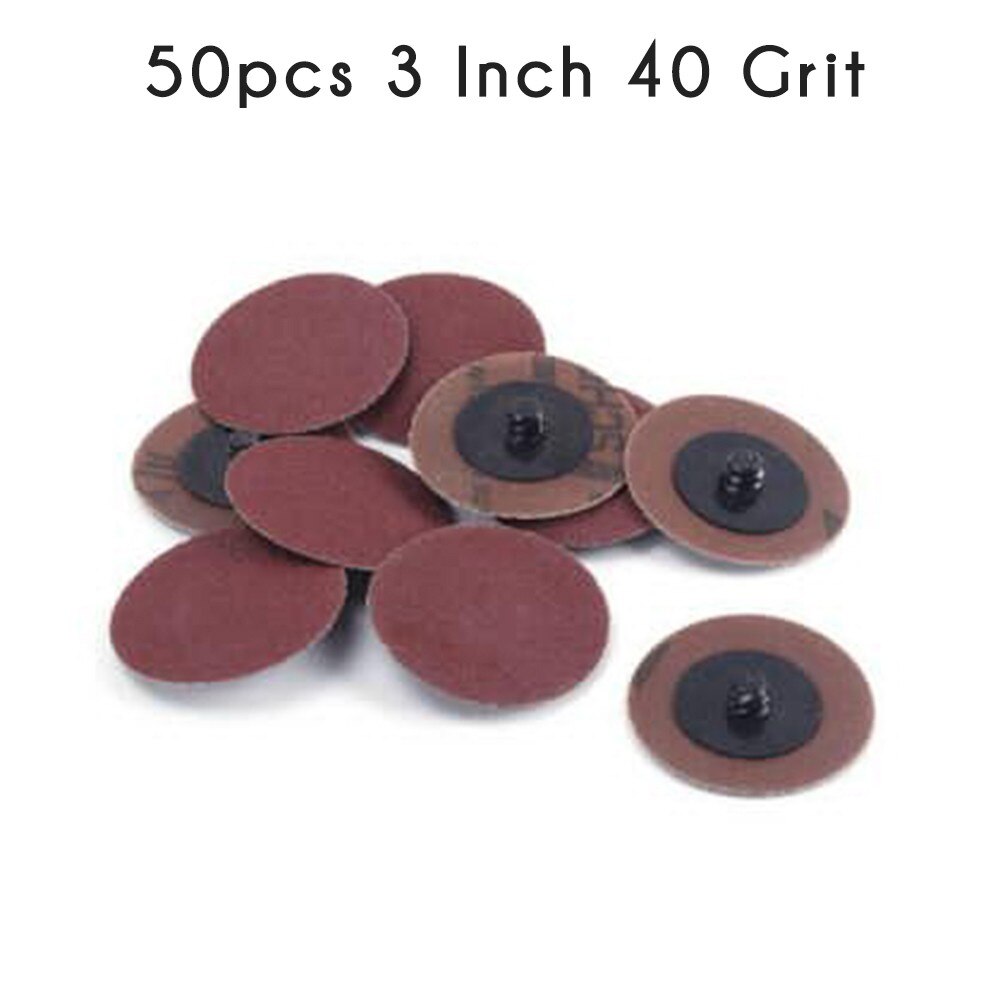 Type R Sanding Discs 3 Inch 40 Grit 50Pcs Abrasive... – Grandado