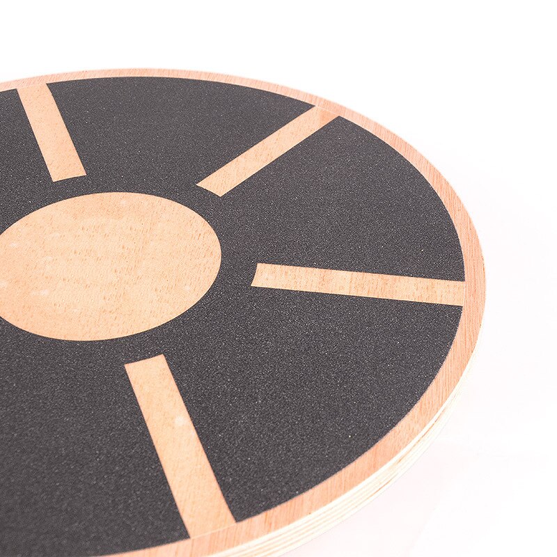 Yoga Fitness Wooden Non-slip Balance Board Rehabilitation Training Difficult Balance Training Round Balance Board XJ