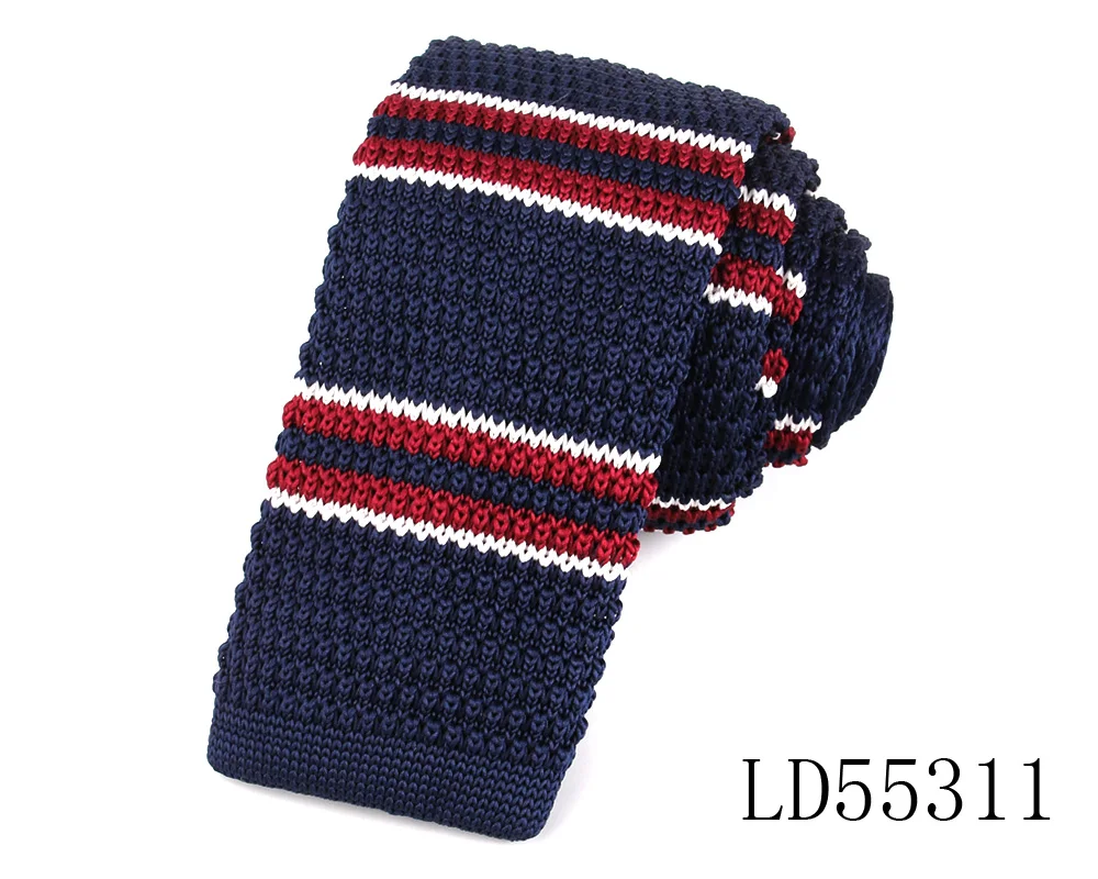 Knit Neck Ties For Men Women Skinny Tie Casual Striped Ties Boy Girls Knitted Necktie Groom Slim Neckties For Wedding