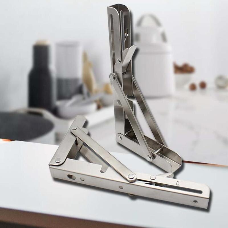 8-14 inch Folding Stainless steel Bracket Triangular Release parts Support install with D5I2