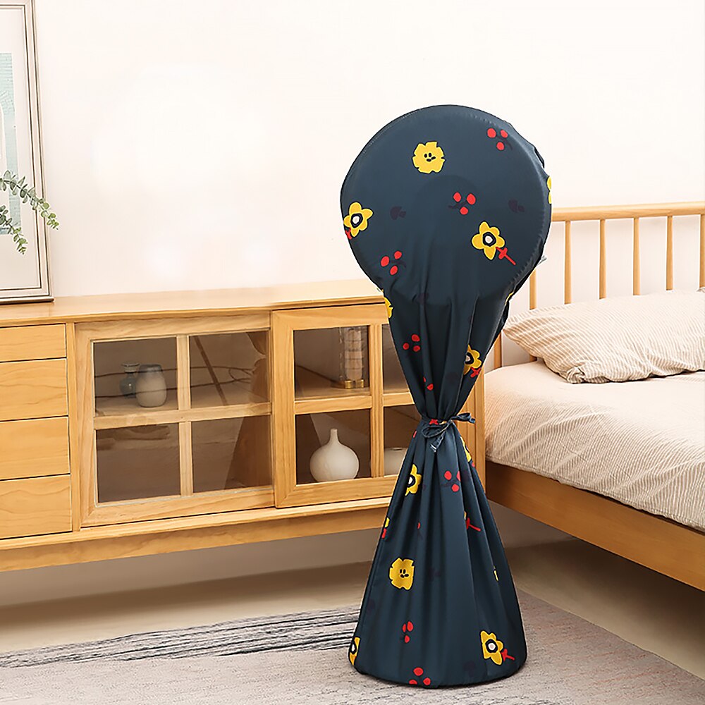 Round Eletric Fan Dust Cover Diameter 45cm/60cm Nets Fan Cover Waterproof Dustproof Stand Fan Cover Fan Guard Storage Bag