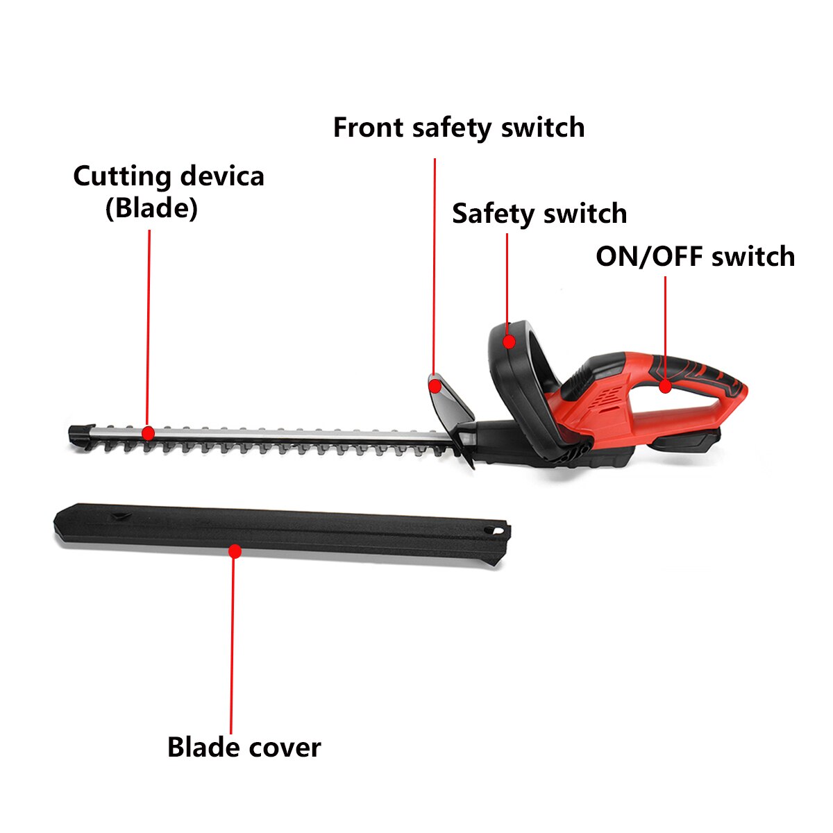 21V Elektrische kabellos Haushalt Trimmer Hecke Trimmer Für 18V Makita batterie Elektrische Trimmer Beschneiden Sah Garten Werkzeuge + klinge