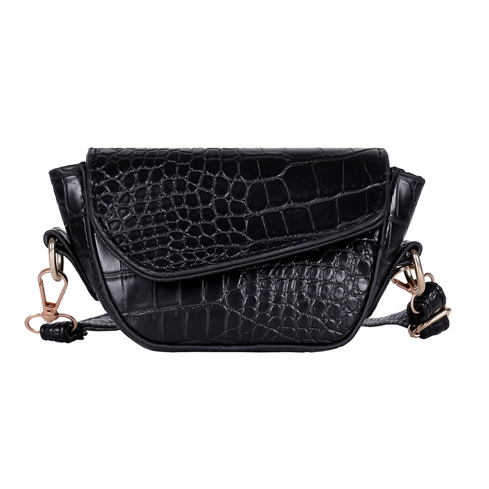 Crossbodytassen met stenen patroon voor vrouwen, drie maten, pu-leren messenger bags, retro schoudertassen, handtassen: S