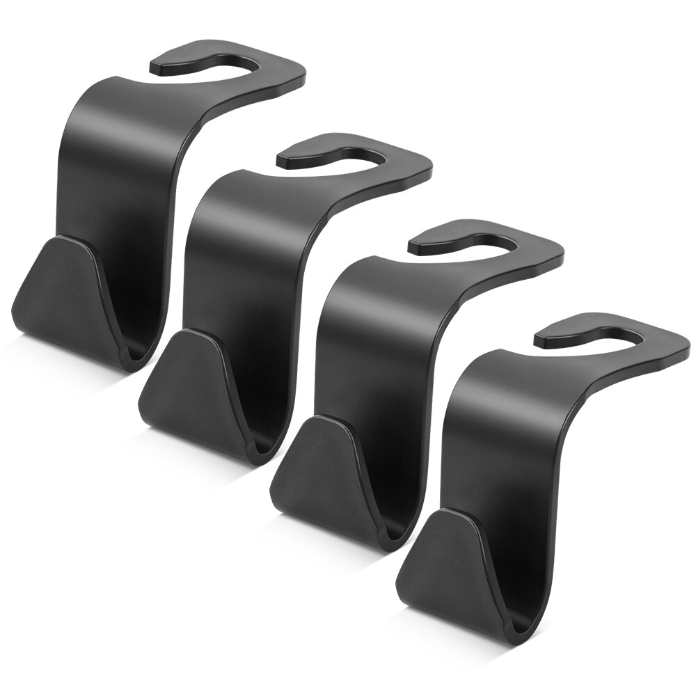 Bilsæderyg kroge bøjle nakkestøtte montering opbevaring til volkswagen vw golf 4 6 7 gti tiguan passat  b5 b6 b7 cc jetta  mk5 mk6 polo: 4pc krog