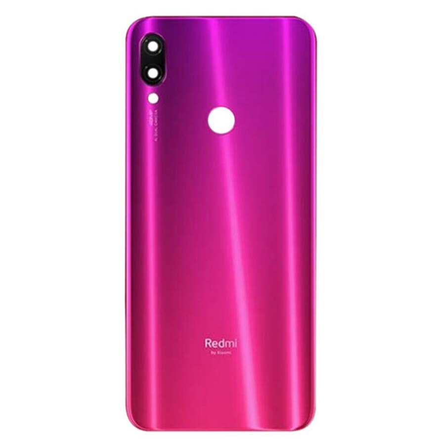 Dla Xiaomi Redmi Uwaga 7 zawodowiec pokrywa baterii pokrywa tylna płyta szklany Uwaga7 obudowa tylnej obudowy dla Redmi Uwaga 7 zawodowiec pokrywa baterii: czerwony z obiektyw