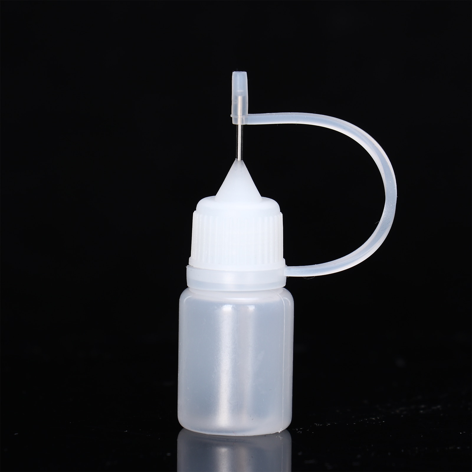 10Pcs 5/10ml Organizer Pots Mini Glue Bottles Plastic Needle Tip Empty Dropper Container Leakproof Gluing Storage Jars with Lids