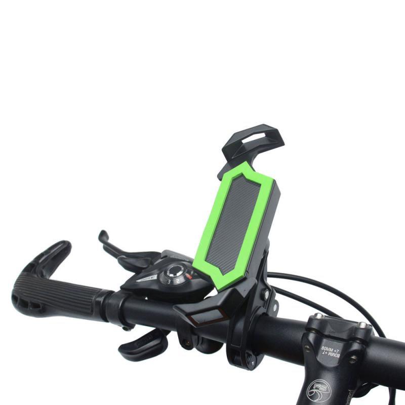 Support Téléphone Moto Vélo 360° Universel - Porte Smartphone Rotatif Antichoc Pour Guidon Scooter, VTT, Trottinette Électrique - Compatible 4.5-7 Pouces