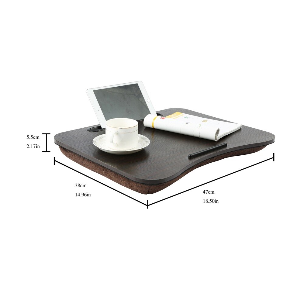 Portable 47X38CM Handy Lap Tray Laptop Table Outdoor Learning Desk Lazy Tables Laptop Stand Holder