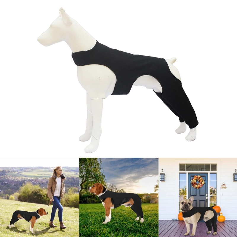 Dog Rear Leg Sleeve Prevent Licking Warm and Protects Help Prevent Sprains Protective Dog Elbow Sleeve Brace
