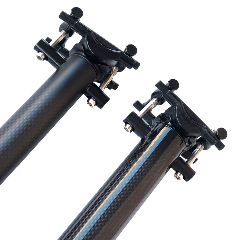 aucun LOGO carbone tige de selle 33.9/34.9 vtt vélo tige de selle tube pleine fiber de carbone tige de selle carbone vtt brillant/mat