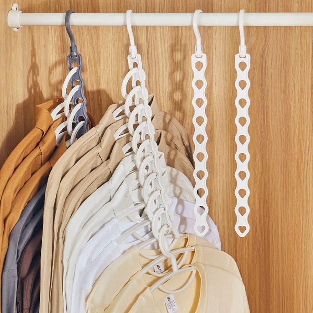 Cintre magique pliable multifonctionnel, évaluation permettant de gagner de l'espace, séchage des écharpes T1, fournitures de rangement pour vêtements