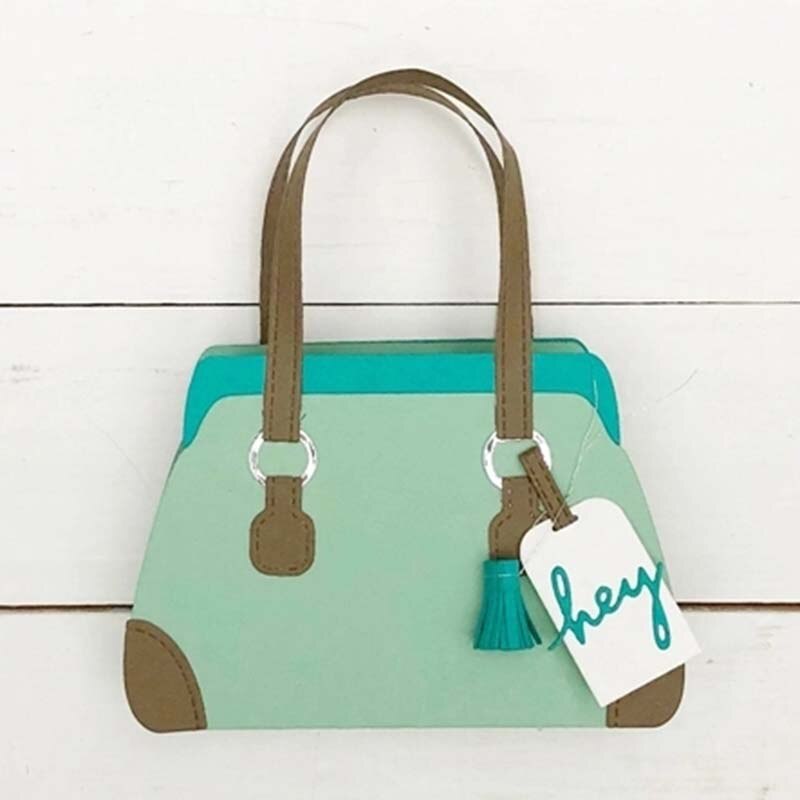 Mt metall skärande dörrar kvinnor handväska väska scrapbooking fotoalbum dekorativ prägling stencil papper kort gör hantverk dö cut