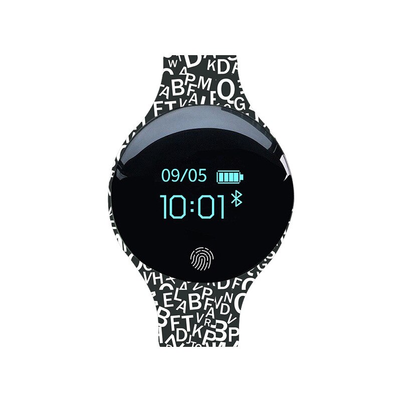 Farbe Touchscreen Smartwatch Bewegung erkennung Clever Uhr Sport Fitness Männer Frauen Tragbare Geräte Für IOS Android: Silber
